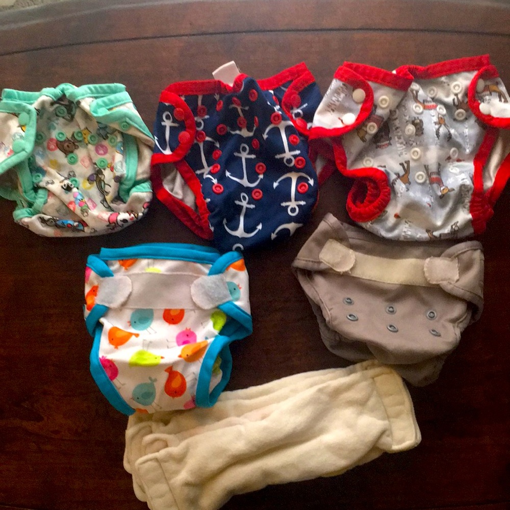 Newborn cloth diapers bundle